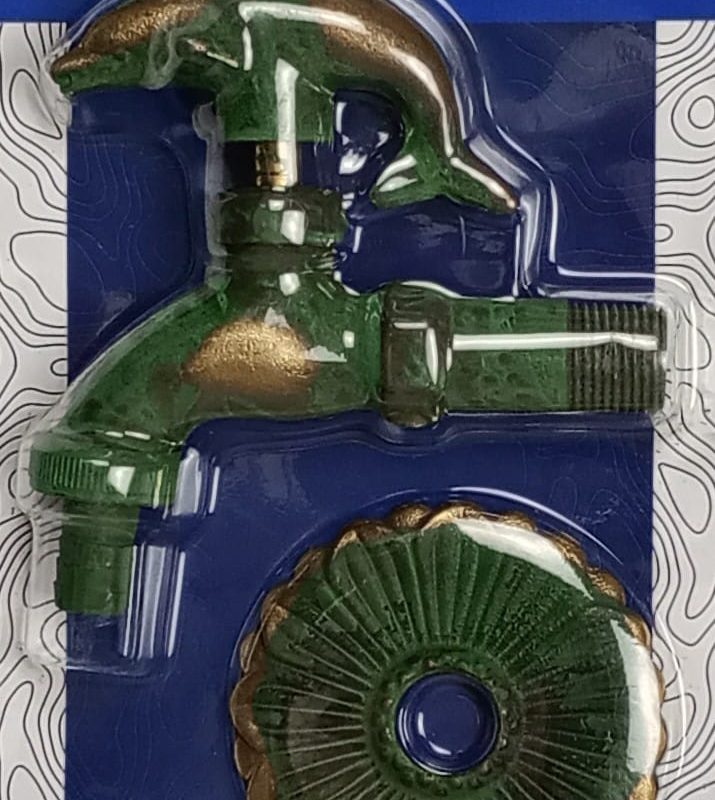 ROBINET DECORATIV CU DUBLU SERVICIU SI FINISAJ DELFIN