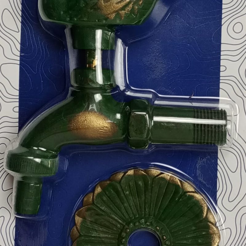 ROBINET DECORATIV CU DUBLU SERVICIU SI FINISAJ RATA