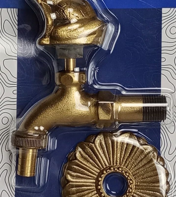 ROBINET DECORATIV CU DUBLU SERVICIU SI FINISAJ BROASCA