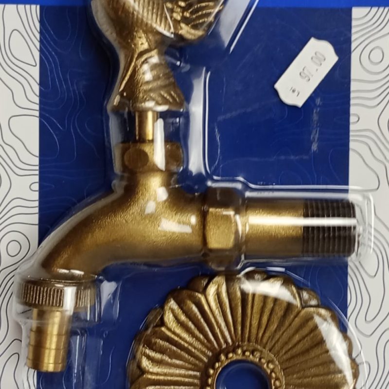 ROBINET DECORATIV CU DUBLU SERVICIU SI FINISAJ COCOS