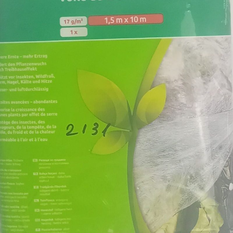 MEMBRANA ACOPERIRE PLANTE 10*1.5M 17G/M