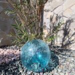 Glob din sticla decorativ de gradina D300 - imagine 8